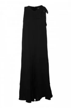 Image of French Connection Hiva Crepe Flared Jumpsuit Black