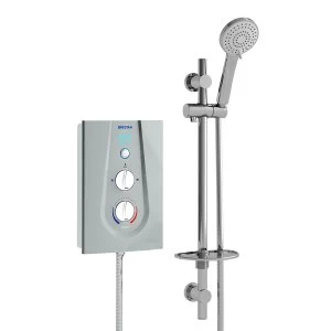 Image of Bristan Joy Thermostatic 9.5kw Electric Shower Metallic Silver