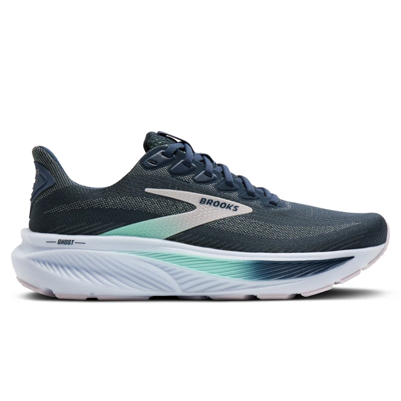Image of Brooks Brooks Ghost 17 Womens Spellbound/yucca/pink - Navy / 5.5 / Standard