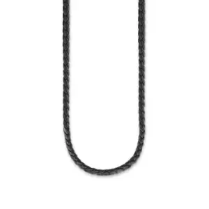 image of THOMAS SABO Black Leather Necklace