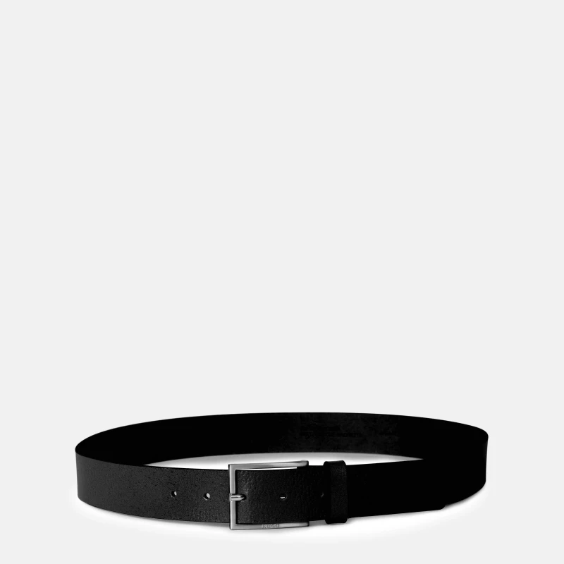 Image of Hugo Gisport Belt Leather Belt 30R (80cm) Black 71983803080