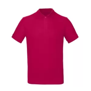 Image of B&C Mens Inspire Polo (XL) (Raspberry Sorbet)