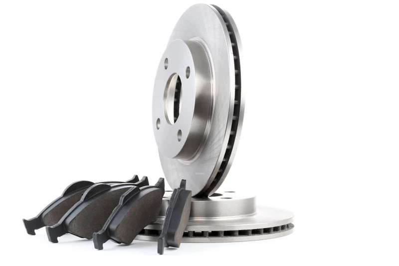 Image of RIDEX 3405B0098 Brake disc and pads set Front Axle, Brake Disc Type: Vented, excl. wear warning contact Brake Set,disc brakes (3405)