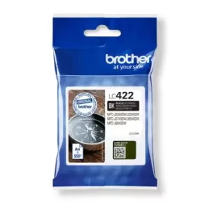 Image of Brother LC422BK Black Ink Cartridge