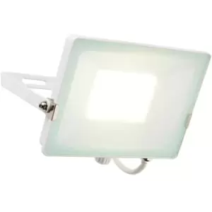 image of Saxby Lighting - Saxby Salde LED Outdoor Wall Flood Light Matt White Paint 4000K IP65