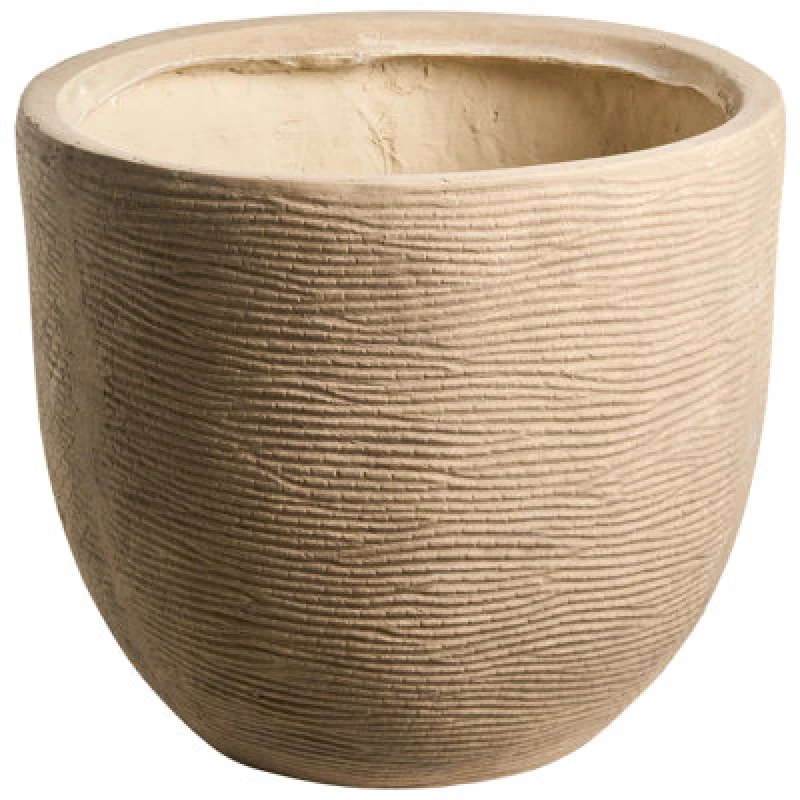 Image of Beliani Plant Pot Lixouri 47cm Beige