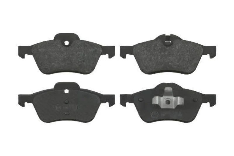 Image of Blue PRINT ADG04243 Brake pad set Front Axle, prepared for wear warning indicator, with piston clip Brake Pad Set,disc brake (402)