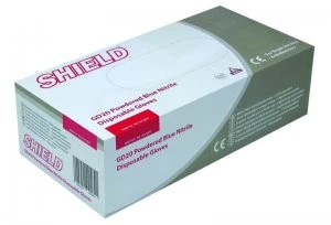 image of Shield Blue Pp Nitrile Gloves L Pk100