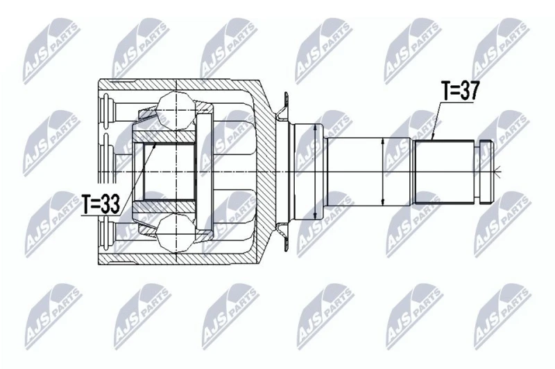 Image of NTY CV joint kit NTY NPW-ME-049