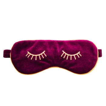 image of Biba Luxe Eye Mask - Burgundy