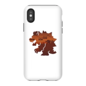 image of Nintendo Super Mario Bowser Silhouette Phone Case - iPhone X - Tough Case - Gloss