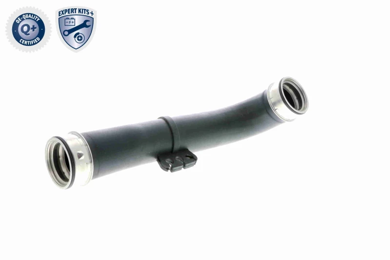 Image of VAICO V10-2859 Turbocharger Hose Rubber with fabric lining, Q+, original equipment manufacturer quality Rubber with fabric lining Charger Intake Hose