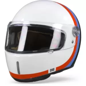 Image of Nexx X.G100 R Speedway White Blue Full Face Helmet L