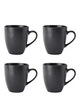 image of Mikasa Mk Jardin Midnight Mugs 4Pc