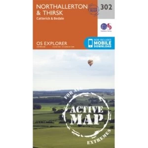 Image of Northallerton and Thirsk - Catterick and Bedale by Ordnance Survey (Sheet map, folded, 2015)
