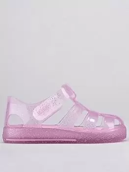 Image of Igor STAR GLITTER JELLY SANDAL, Multi, Size 9 Younger