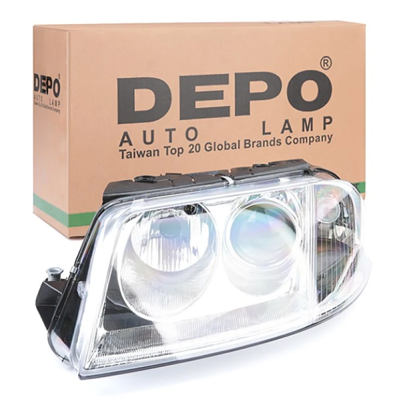 Image of JOHNS 95 49 09 Headlights Left, without motor for headlamp levelling, FF Headlight (259)