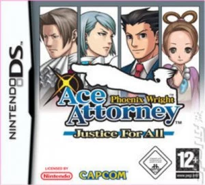 Image of Phoenix Wright Ace Attorney Justice For All Nintendo DS Game