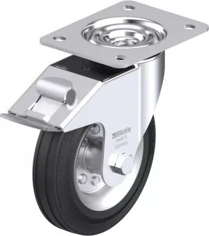 Image of Blickle 374843 Device swivel castor 160 mm with locking device Type misc. Guide