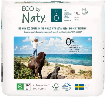 Image of Nature Baby Nappy Pants - Extra Large Size 6 - 18s