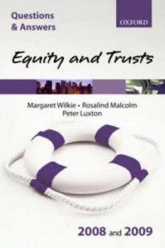 Image of Equity and Trusts 2008 and 2009 by Margaret Wilkie Paperback