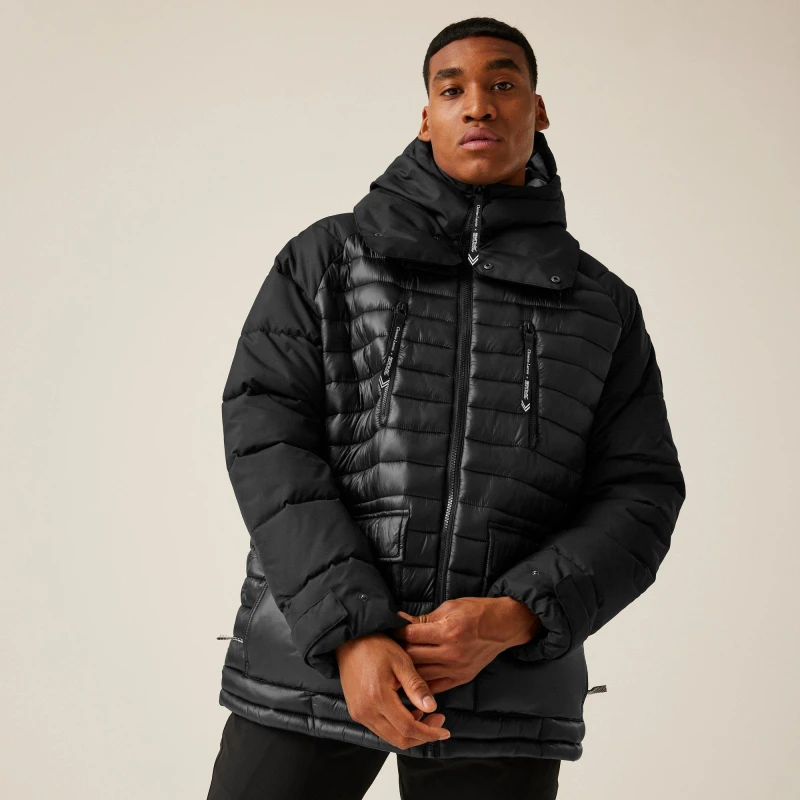 Image of Regatta Regatta Men 'Christian Lacroix Congenies' Short Padded Jacket in Black Size: X-Large Black XL Male 5063019803821