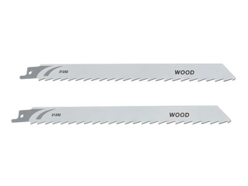 Image of Irwin Iw1016303 Sabre Saw Blade Coarse Wood Cutting 228mm Pack Of 2 Irwiw1016303