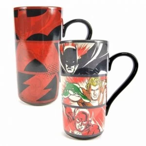 image of Justice League - Justice League Heat Change Latte Mug