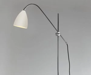 Image of 1 Light Floor Lamp Cream, E27