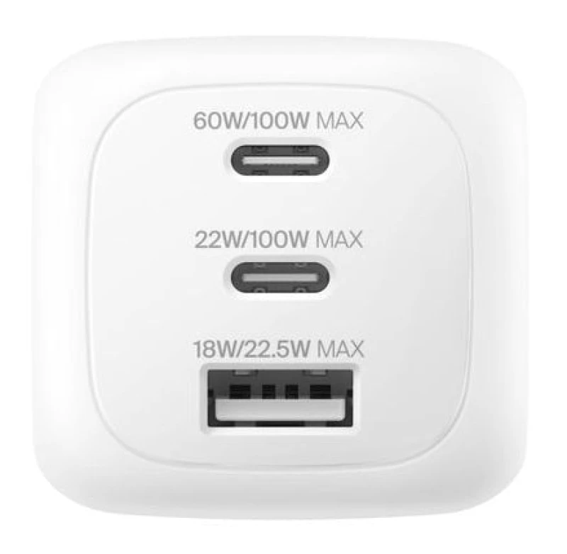 Image of Belkin WCH016hqWH Universal White AC Fast charging Indoor WCH016HQWH
