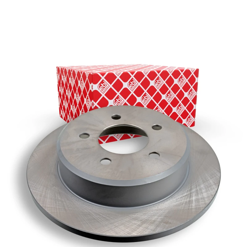 Image of FEBI BILSTEIN 108523 Brake disc Rear Axle, Solid, Coated Brake Disc (82)