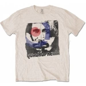 Image of The Who Four Square Natural Mens TShirt Size: Large