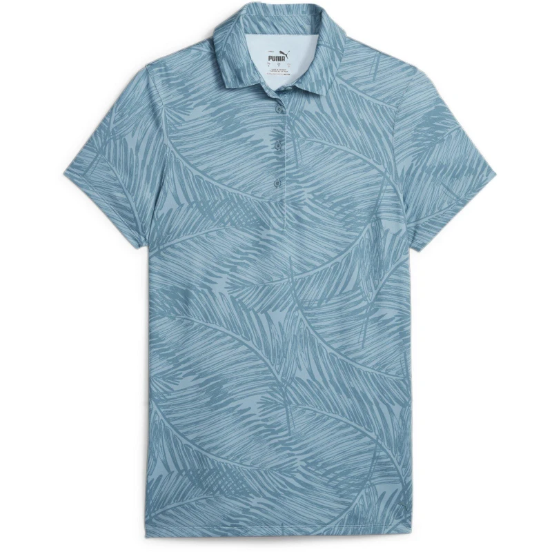 Image of Puma Mattr Fern SS Polo - Blue Blue 8