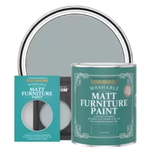 image of Rust-Oleum Matt Furniture & Trim Paint - MINERAL GREY - 750ml