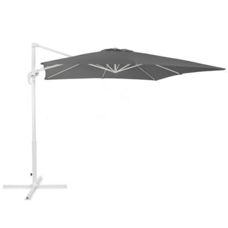 Image of Beliani Cantilever Parasol 250 Cm Monza Dark Grey