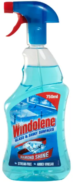 Image of Windolene Daimond Shine Glass & Shiny Surfaces Cleaning Spray 750ml