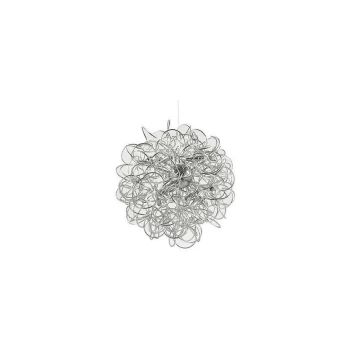 Image of Ideal Lux Dust - 12 Light Large Ribbon Ceiling Pendant Silver, G9