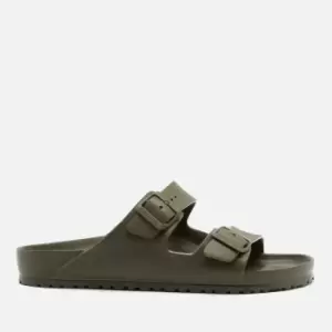 Image of Birkenstock Mens Arizona Eva Double Strap Sandals - Khaki - UK 10.5