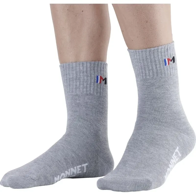 Image of Football Socks Monnet Mid Twin Gris Unisex 37/38