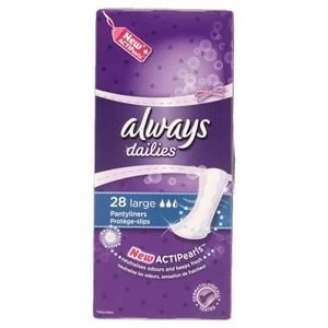 Always Dailies Large Pantyliner 28PK