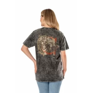 Image of Gryffindor Acid Wash Harry Potter Unisex T-Shirt Ex Ex Large