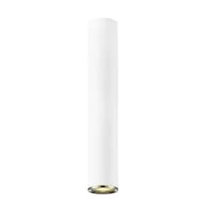 Image of Loya Medium Surface Mounted Downlight, Matt White, French Gold, 1x GU10