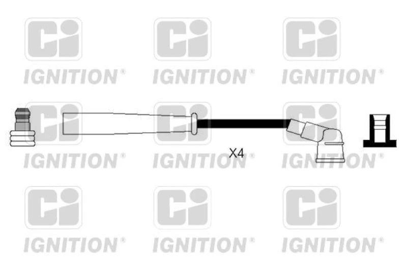 Image of QUINTON HAZELL Ignition lead set QUINTON HAZELL XC1232