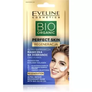 image of Eveline Cosmetics Perfect Skin Bio Olive Oil Revitalising Night Mask With Olive Oil 8 ml