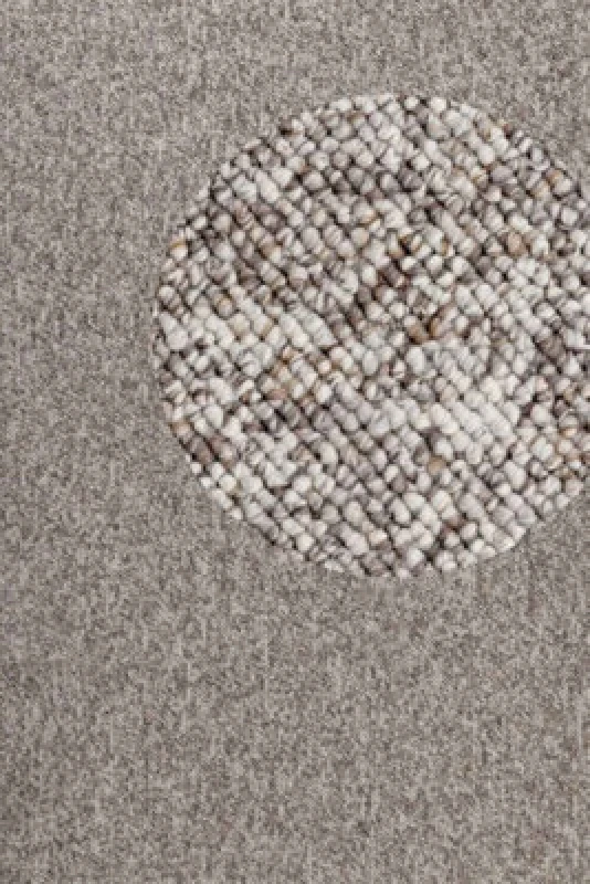 Image of The Rugs Rocco Flatweave Washable Plain Extra Large Living Room Rug And Runner In Taupe