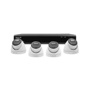 Image of ESP Rekor 4 Channel HD 1TB CCTV System with 4 Dome Cameras White - RHD4KD4W1TB