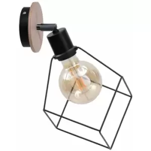 Image of Keter Ruben Wall Lamp Wood, 22cm, 1x E27