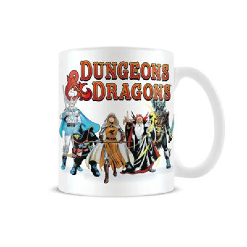 Image of Dungeons & Dragons Dungeons & Dragons Characters Mug in White White One Size Unisex 5063238496750