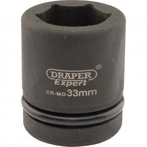 Image of Draper Expert 1" Drive Hexagon Impact Socket Metric 1" 33mm
