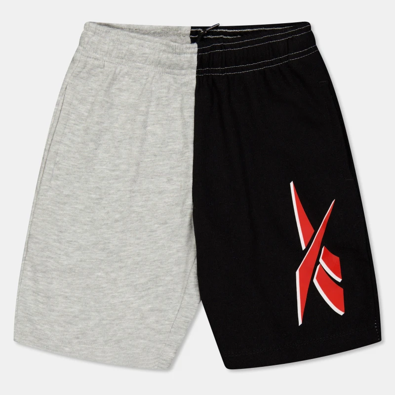 Image of Reebok Jersey Jogger Shorts Lt Grey Heather male 15-16 Yrs